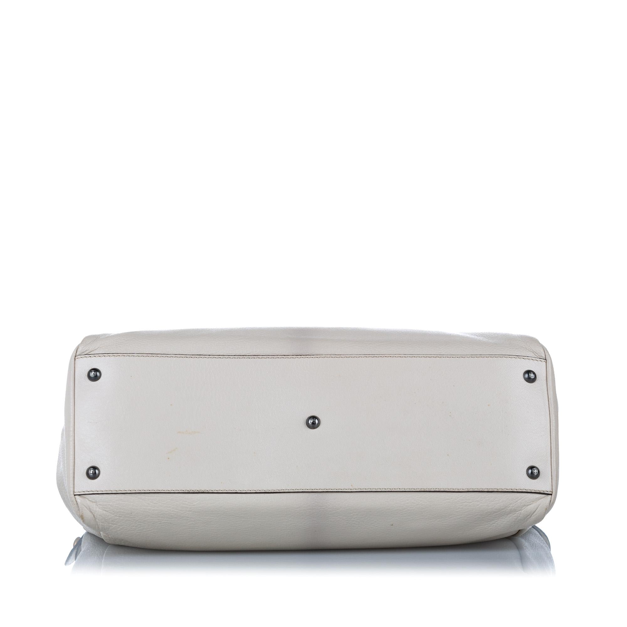 Fendi Peekaboo Leather Satchel (SHG-32335)