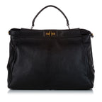 Fendi Peekaboo Leather Satchel (SHG-32463)