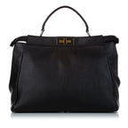 Fendi Peekaboo Leather Satchel (SHG-32463)