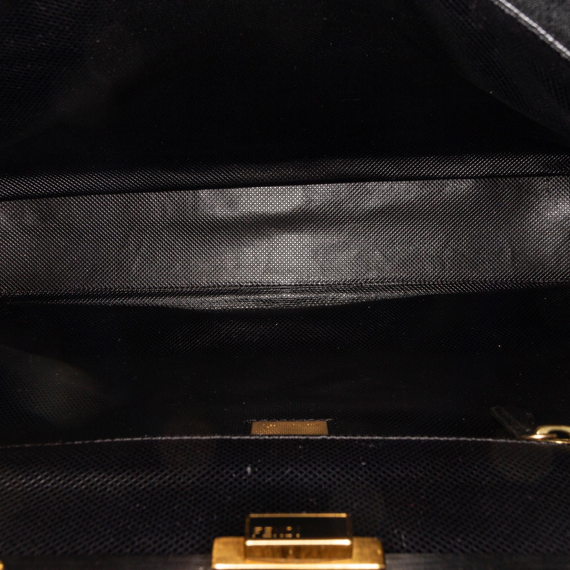 Fendi Peekaboo Leather Satchel (SHG-32463)