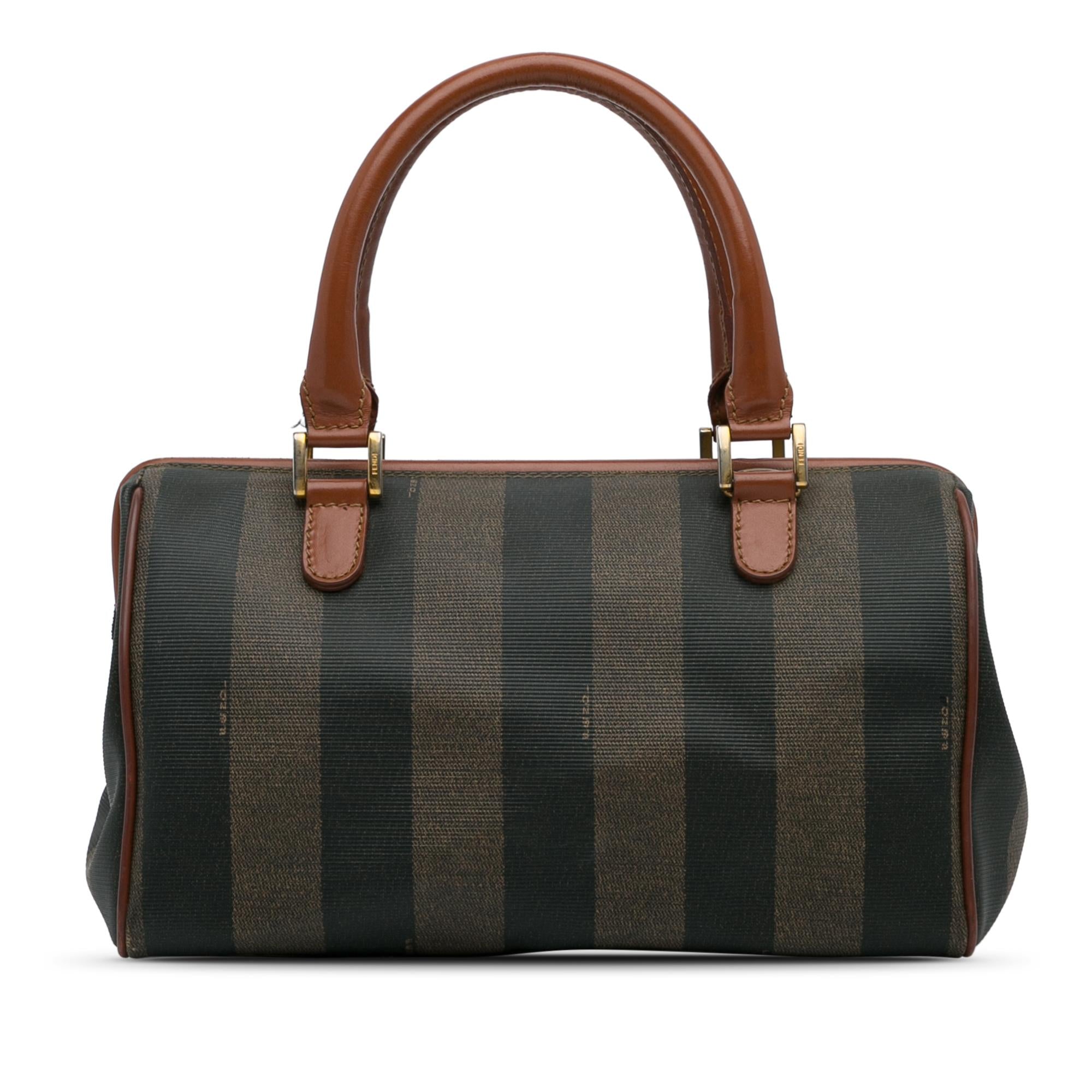 Fendi Pequin Boston Bag (SHG-tpeBC4)