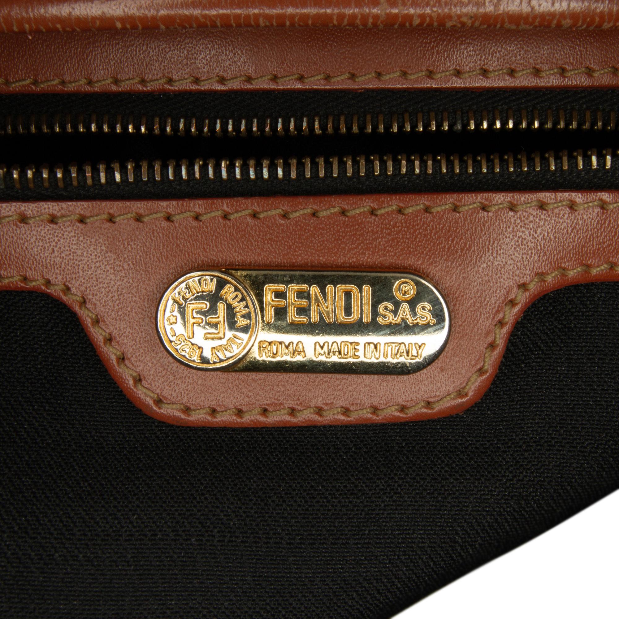 Fendi Pequin Boston Bag (SHG-tpeBC4)