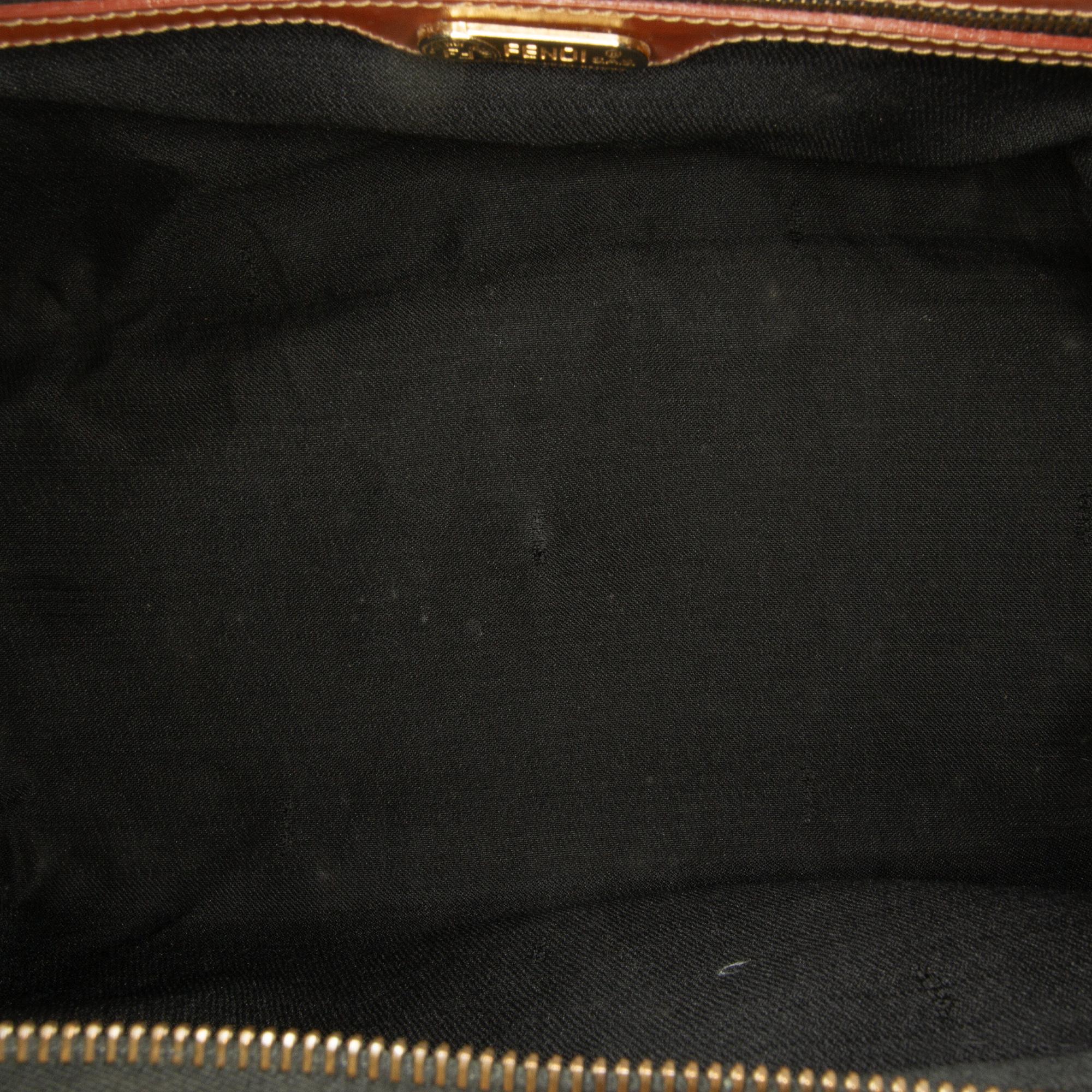 Fendi Pequin Boston Bag (SHG-tpeBC4)