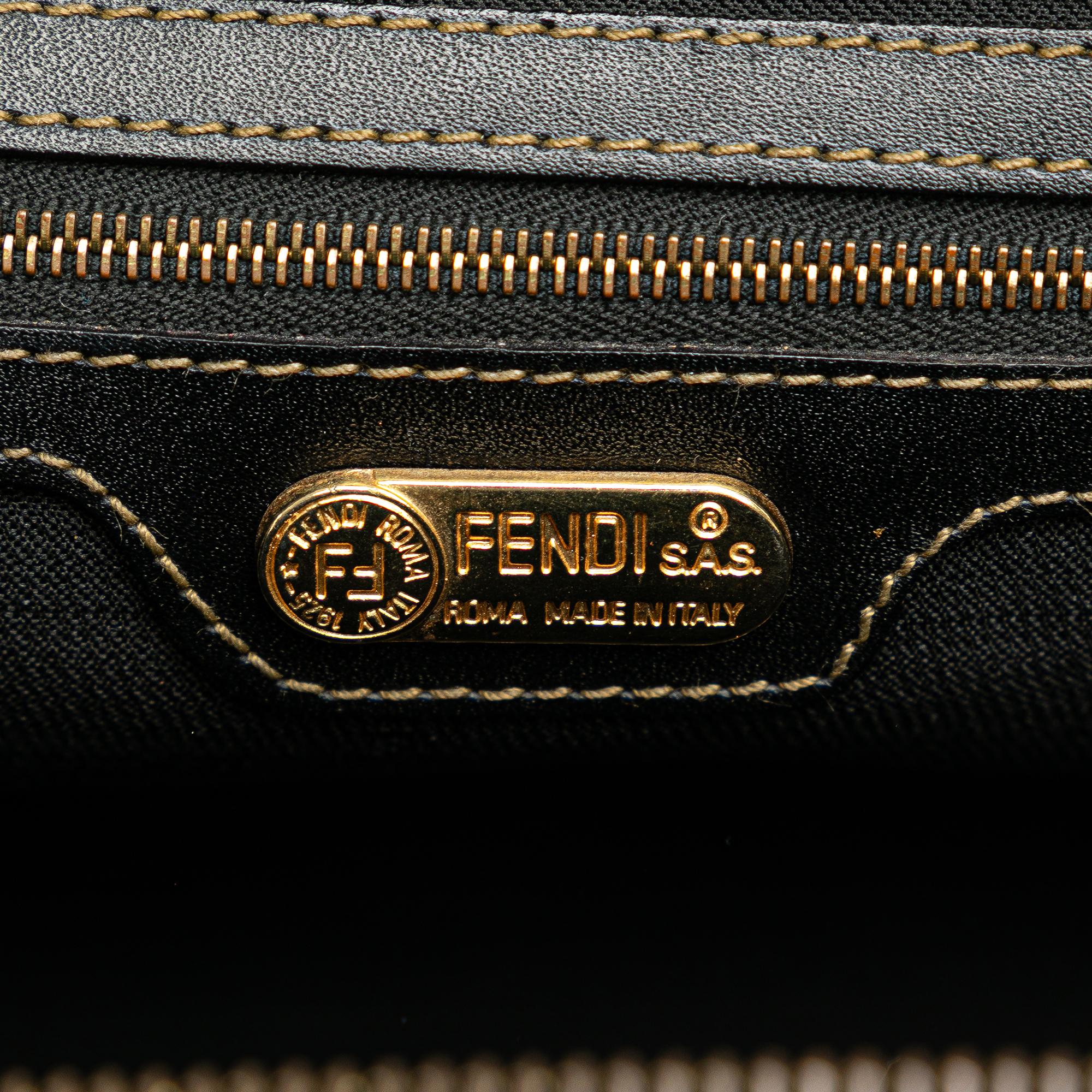Fendi Pequin Boston Bag (SHG-S80CcJ)