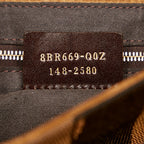 Fendi Pequin Canvas Tote Bag (SHG-29636)