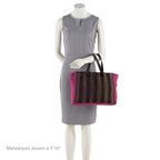 Fendi Pequin Canvas Tote (SHF-16461)