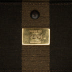 Fendi Pequin Canvas and Raffia Mamma Baguette (SHG-g32SBG)