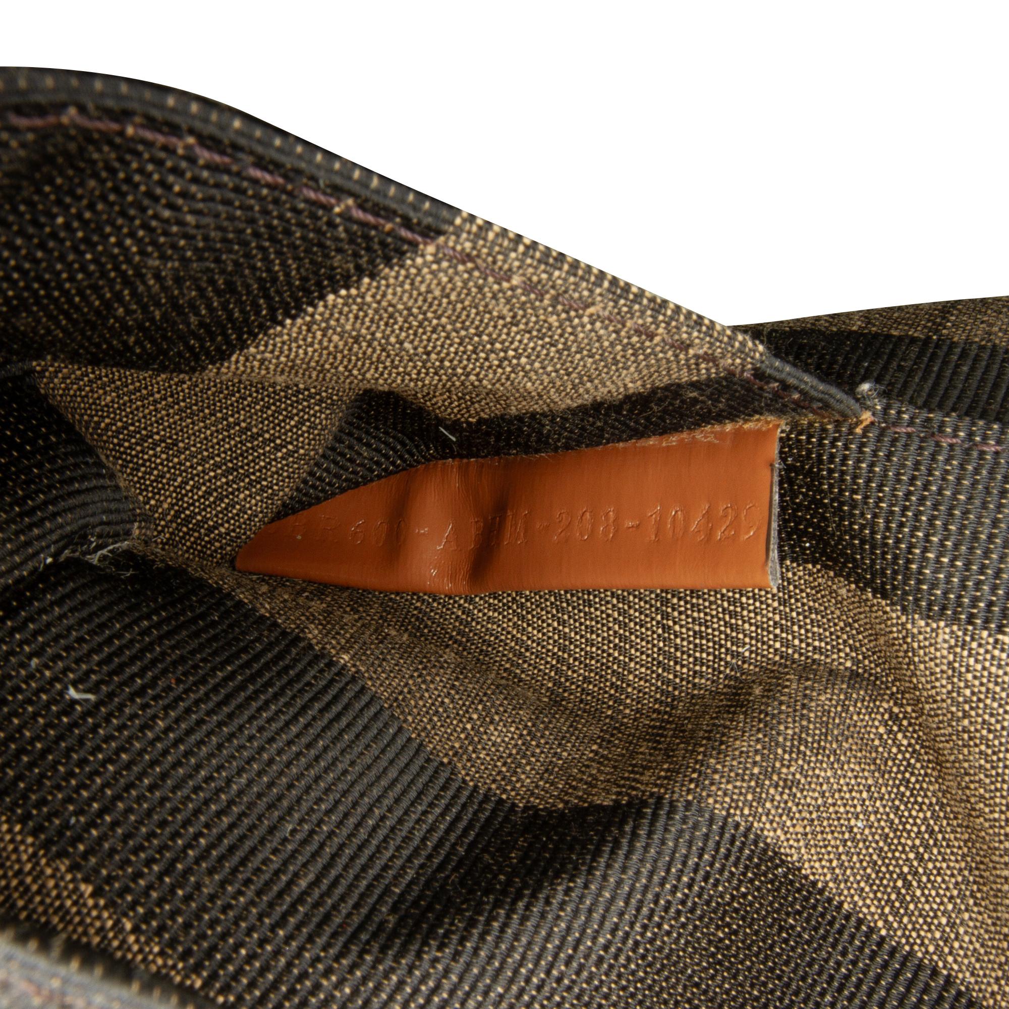 Fendi Pequin Canvas and Raffia Mamma Baguette (SHG-g32SBG)