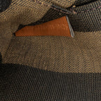 Fendi Pequin Canvas and Raffia Mamma Baguette (SHG-MJAC72)