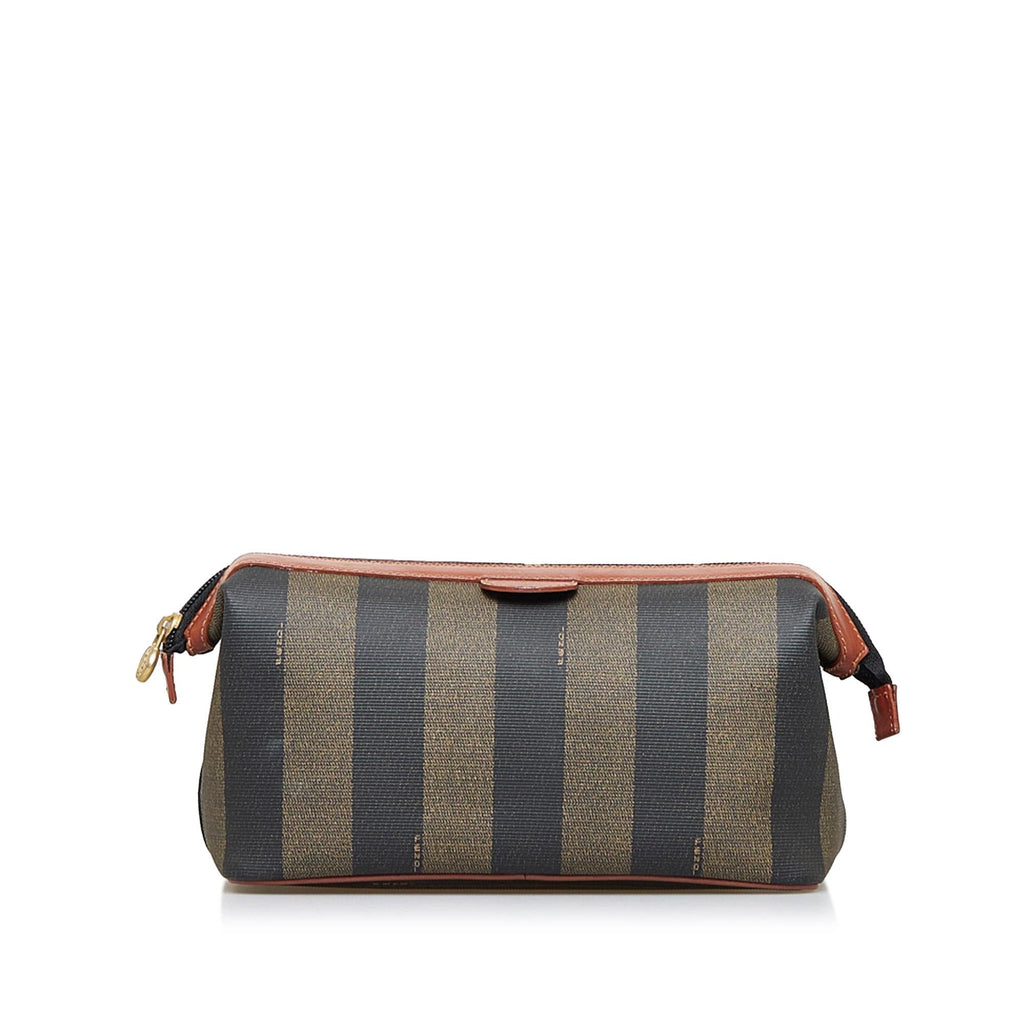 Fendi Pequin Clutch Bag (SHG-Xb9CL2)