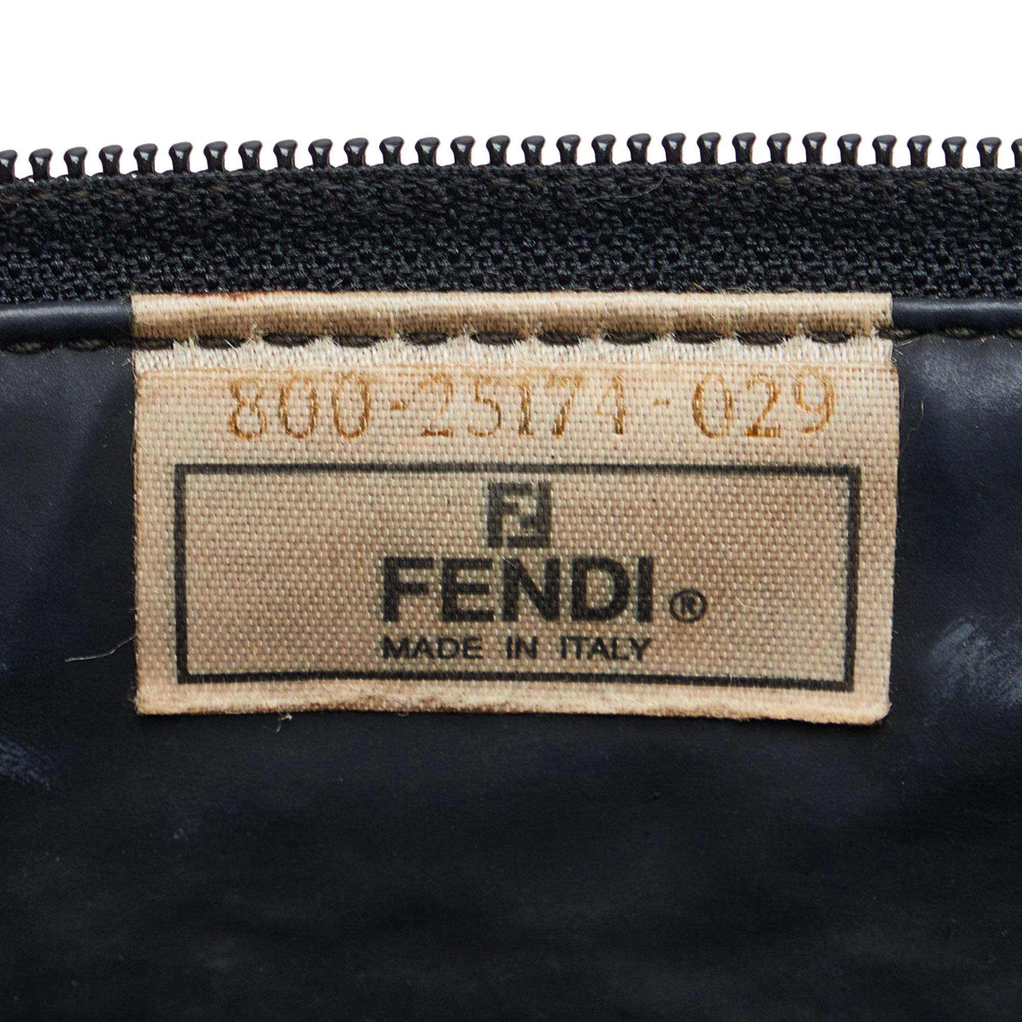 Fendi Pequin Clutch Bag (SHG-Xb9CL2)