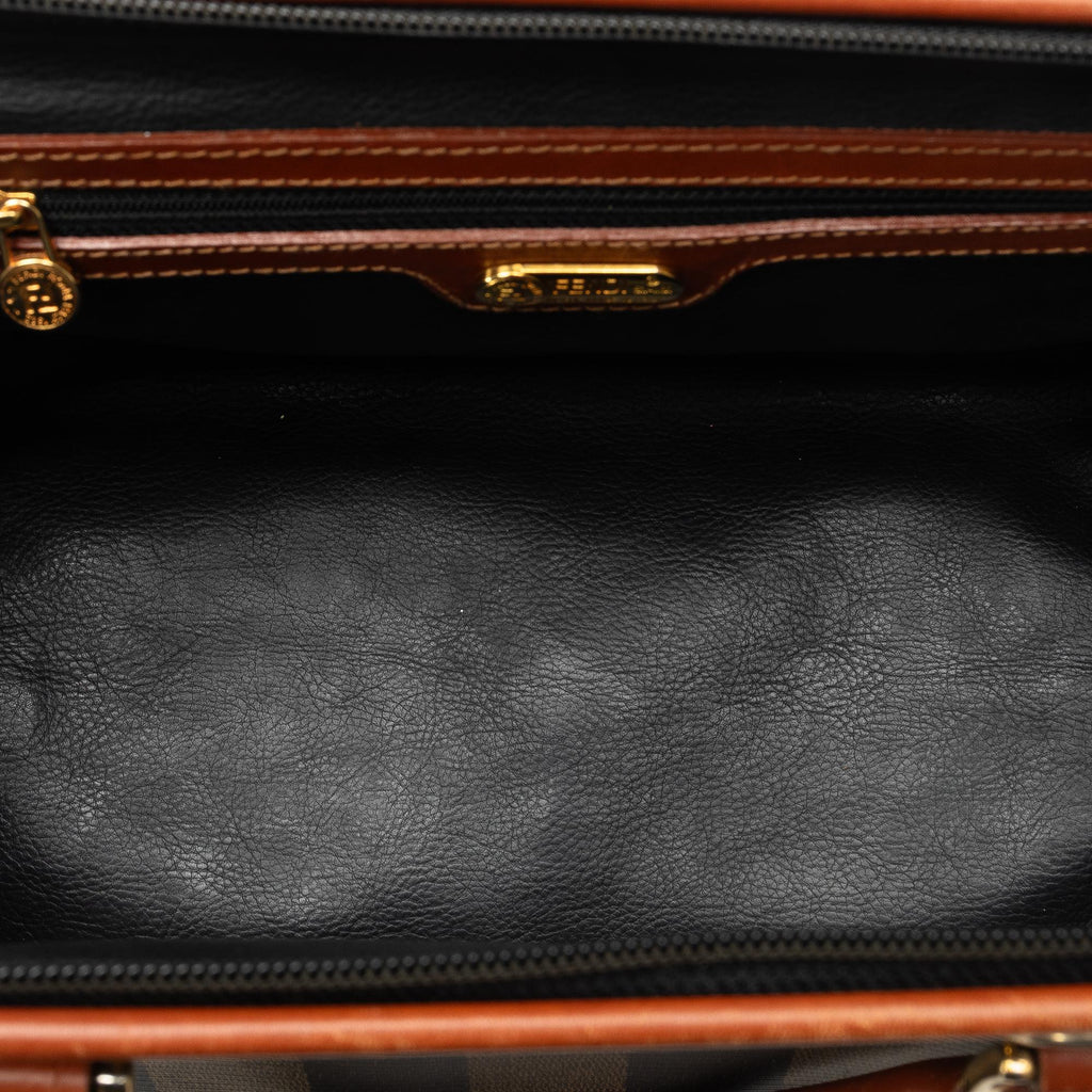 Fendi Pequin Handbag (SHG-m85b5a)