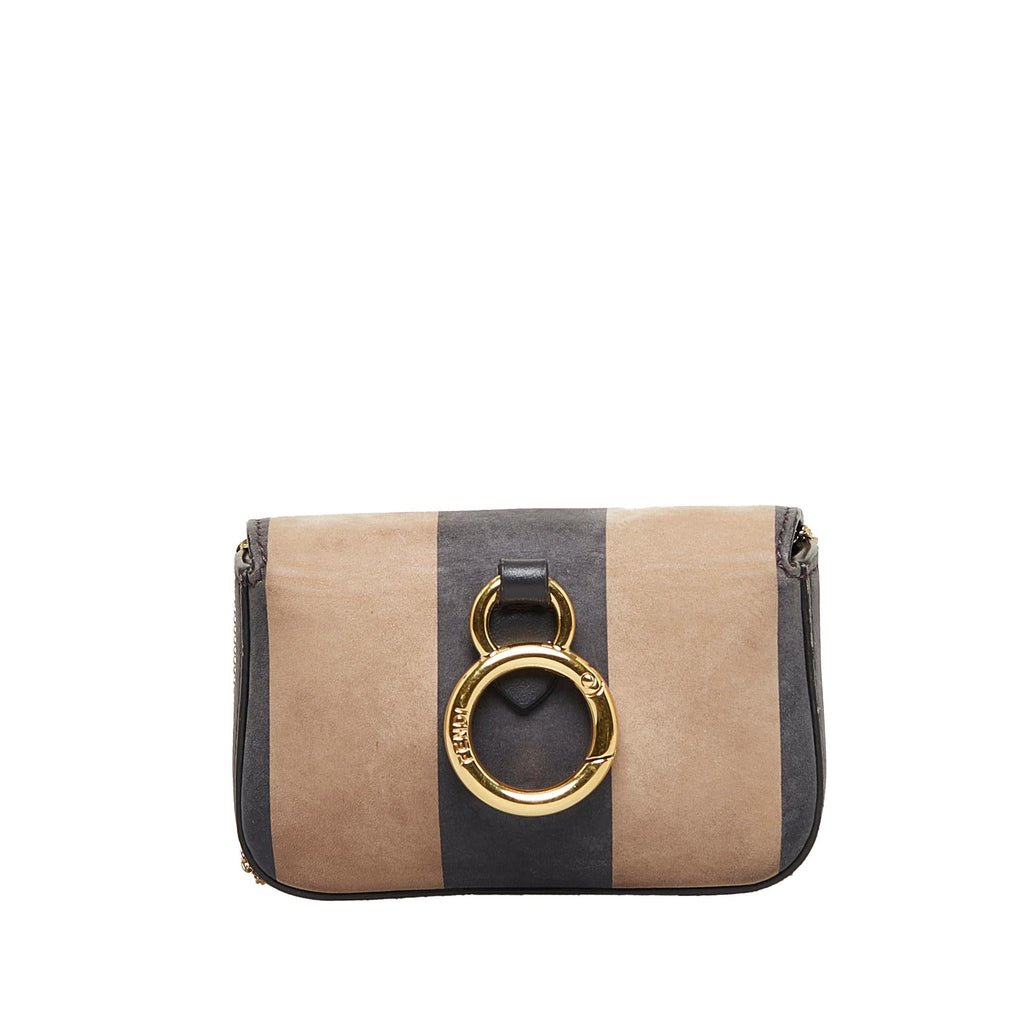 Fendi Pequin Nano Baguette (SHG-RtCldH)