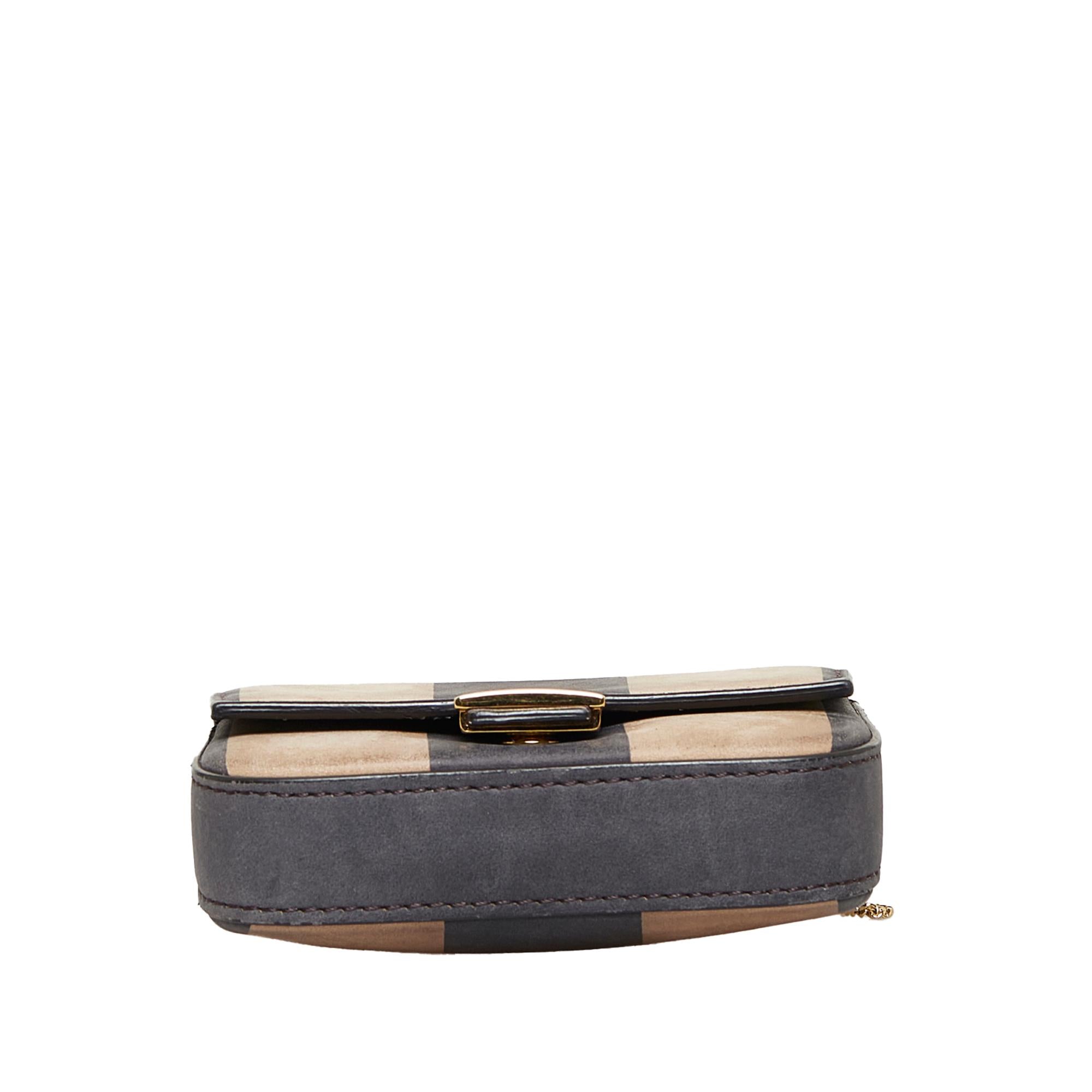 Fendi Pequin Nano Baguette (SHG-RtCldH)