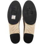 Fendi Pequin Stripe Espadrilles Flats - Size 8 / 38 (SHF-18369)