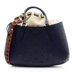 Fendi Perforated Leather B Fab Medium Tote (SHF-9CEMrX)