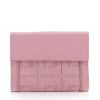 Fendi Perforated Leather Compact Wallet (SHF-ahsZFs)