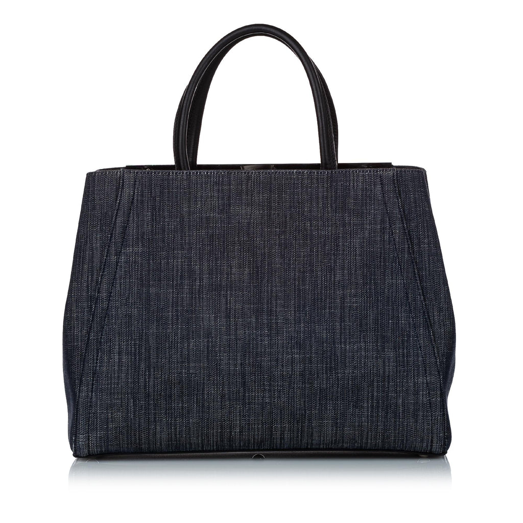 Fendi Petit 2Jours Denim Satchel (SHG-29466)
