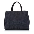 Fendi Petit 2Jours Denim Satchel (SHG-29466)