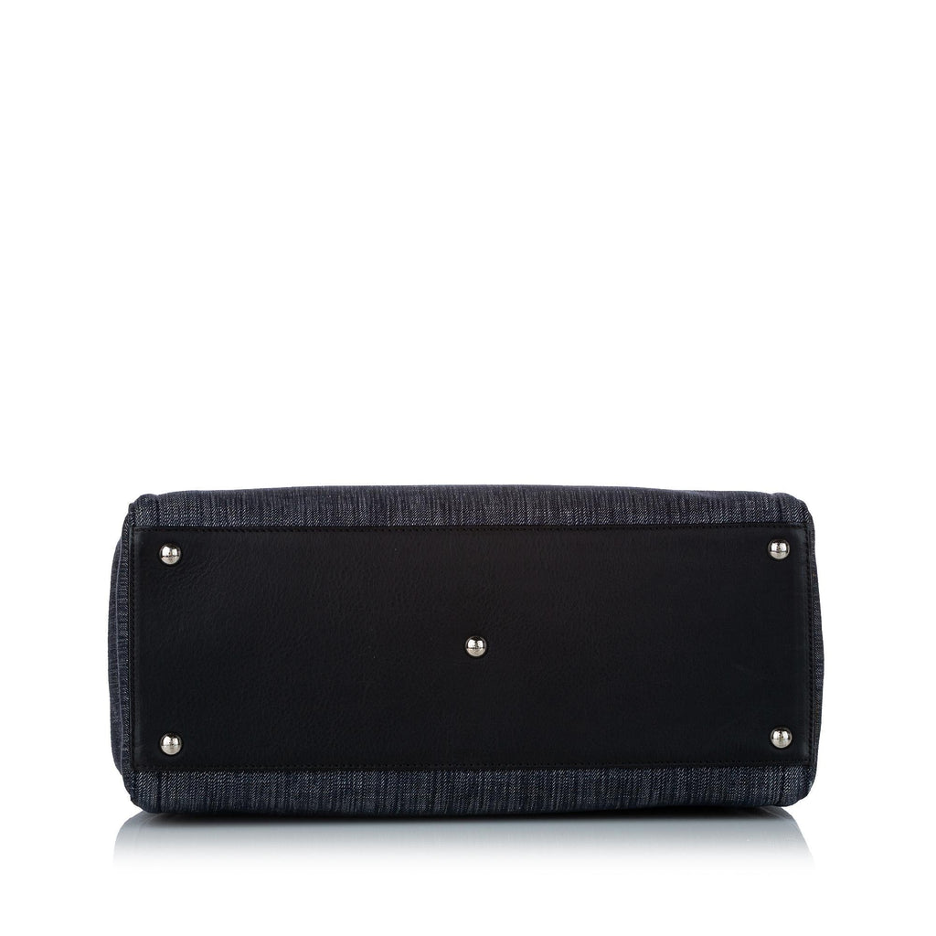Fendi Petit 2Jours Denim Satchel (SHG-29466)
