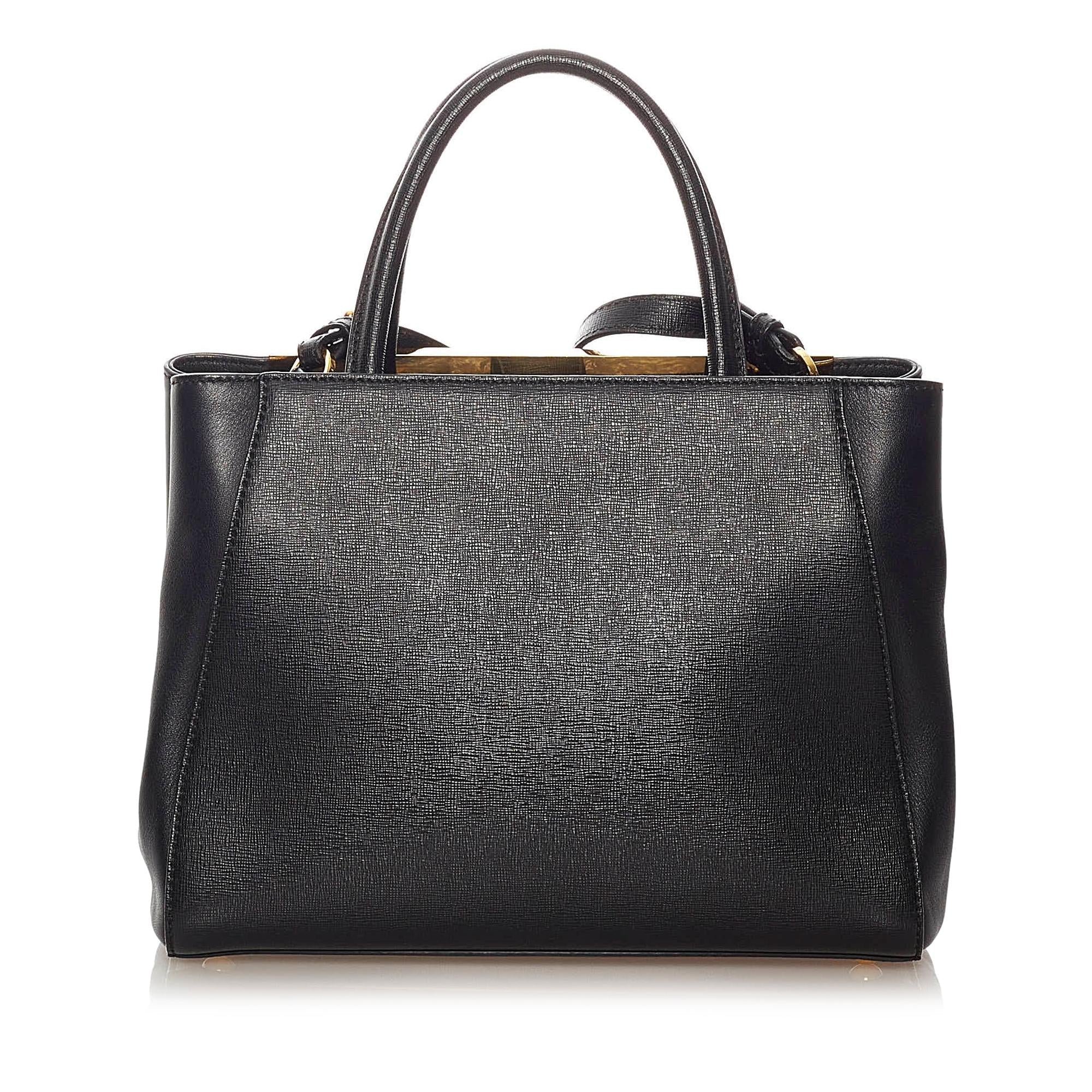 Fendi Petit 2Jours Leather Satchel (SHG-27993)