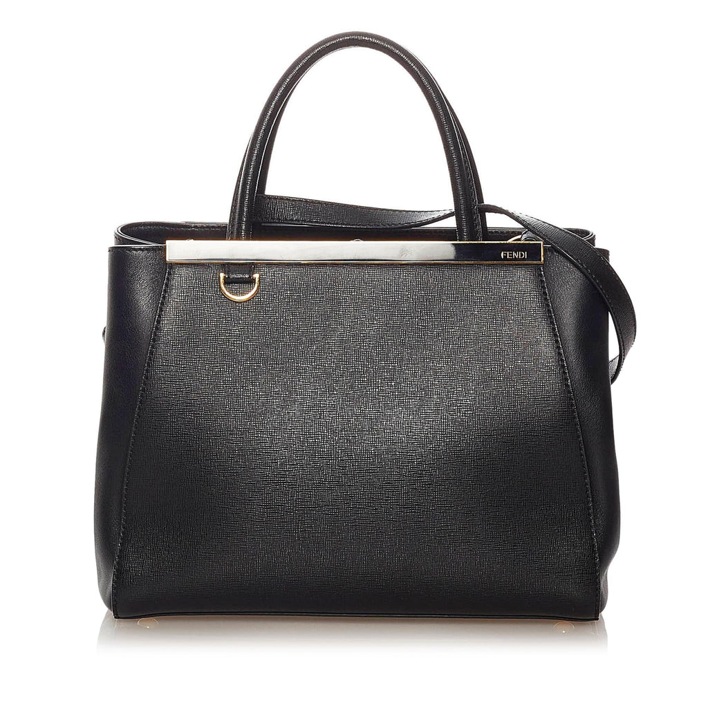 Fendi Petit 2Jours Leather Satchel (SHG-27993)