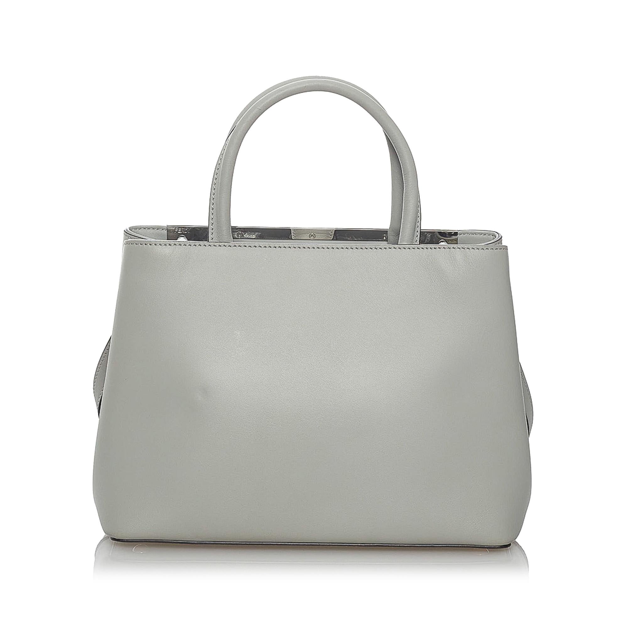 Fendi Petit 2Jours Leather Satchel (SHG-29381)