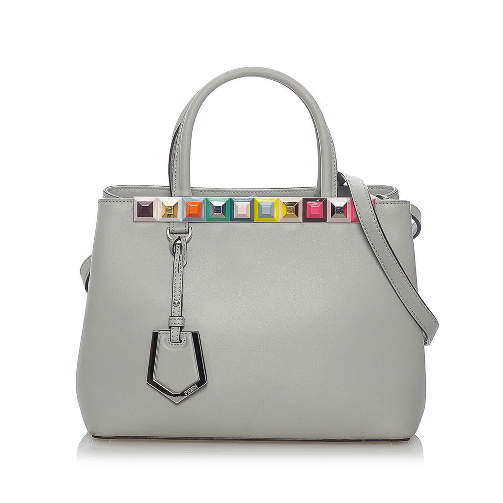 Fendi Petit 2Jours Leather Satchel (SHG-29381)