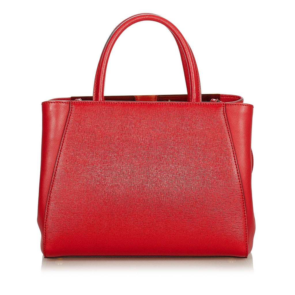 Fendi Petit 2Jours Leather Satchel (SHG-33408)