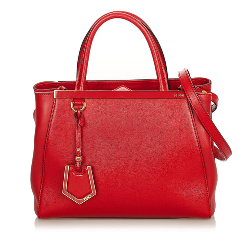 Fendi Petit 2Jours Leather Satchel (SHG-33408)
