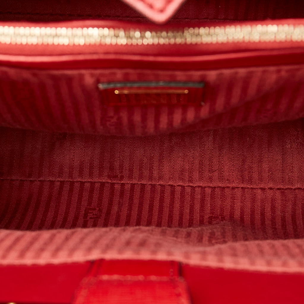 Fendi Petit 2Jours Leather Satchel (SHG-33408)