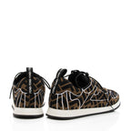 Fendi Quilted Zucca Nylon Freedom Sneakers - Size 7.5 / 37.5 (SHF-808q4w)