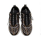 Fendi Quilted Zucca Nylon Freedom Sneakers - Size 7.5 / 37.5 (SHF-808q4w)