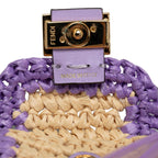 Fendi Raffia Intreccio Pico Baguette (SHG-DjF5h6)