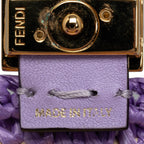 Fendi Raffia Intreccio Pico Baguette (SHG-DjF5h6)