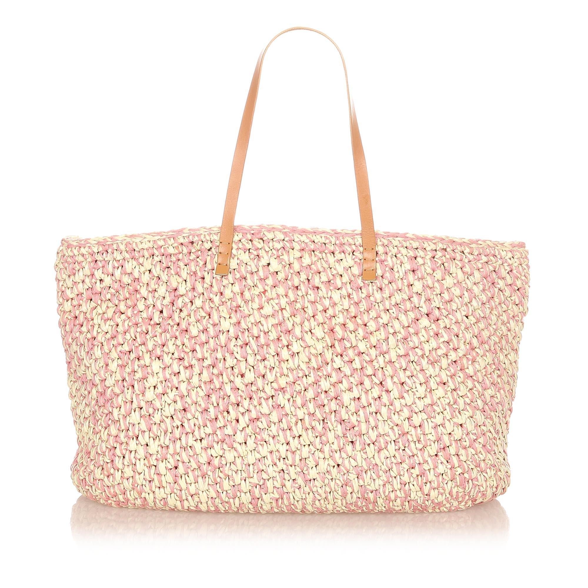 Fendi Raffia Tote Bag (SHG-20578)