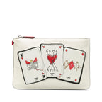 Fendi Roma Playing Cards Zip Clutch (SHG-34tr8x)