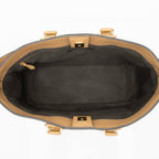Fendi Calfskin Romano Selleria FF Handle Medium Tote (SHF-23375)