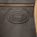 Fendi Calfskin Romano Selleria FF Handle Medium Tote (SHF-23375)