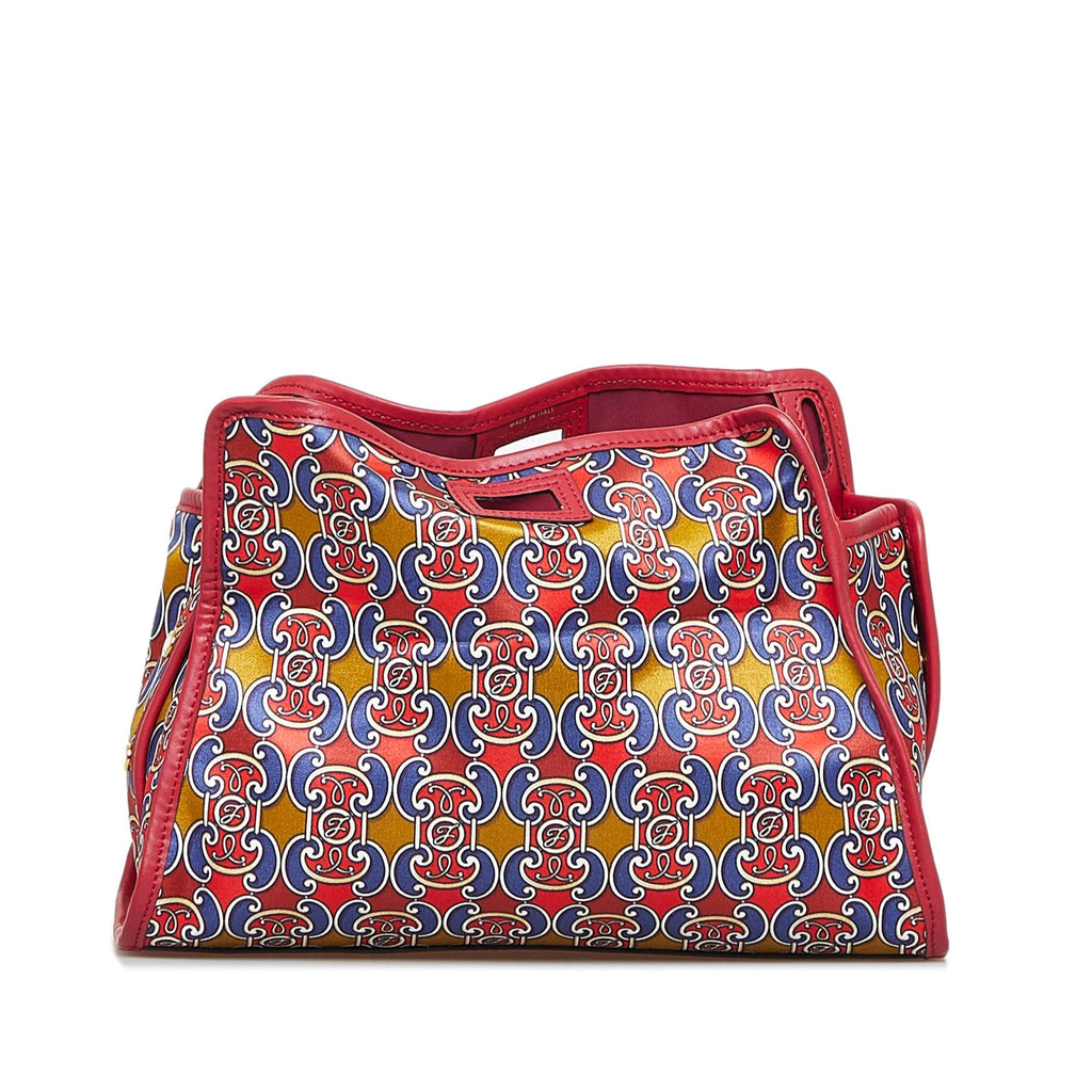 Fendi Royale Print Stamp Patch Runaway Handbag (SHG-oVEycY)
