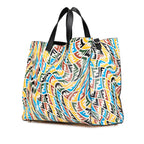 Fendi Sarah Coleman Leather Vertigo Shopper Tote