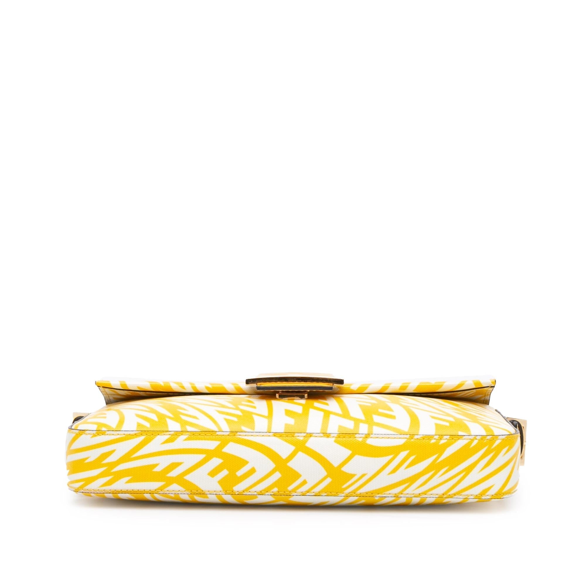 Fendi Sarah Coleman Zucca Coated Canvas 1997 Vertigo Baguette (SHG-hzqm8t)