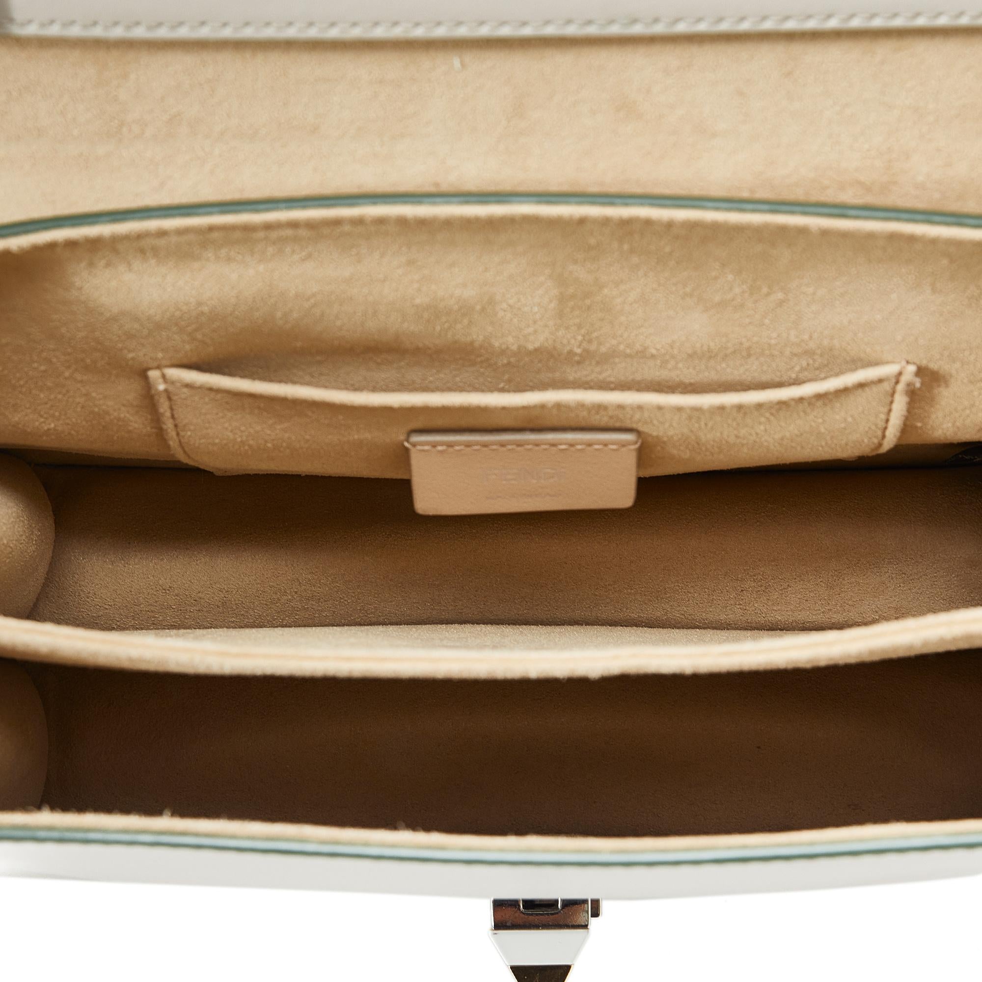 Fendi Scalloped Kan I Satchel (SHG-0g81DK)