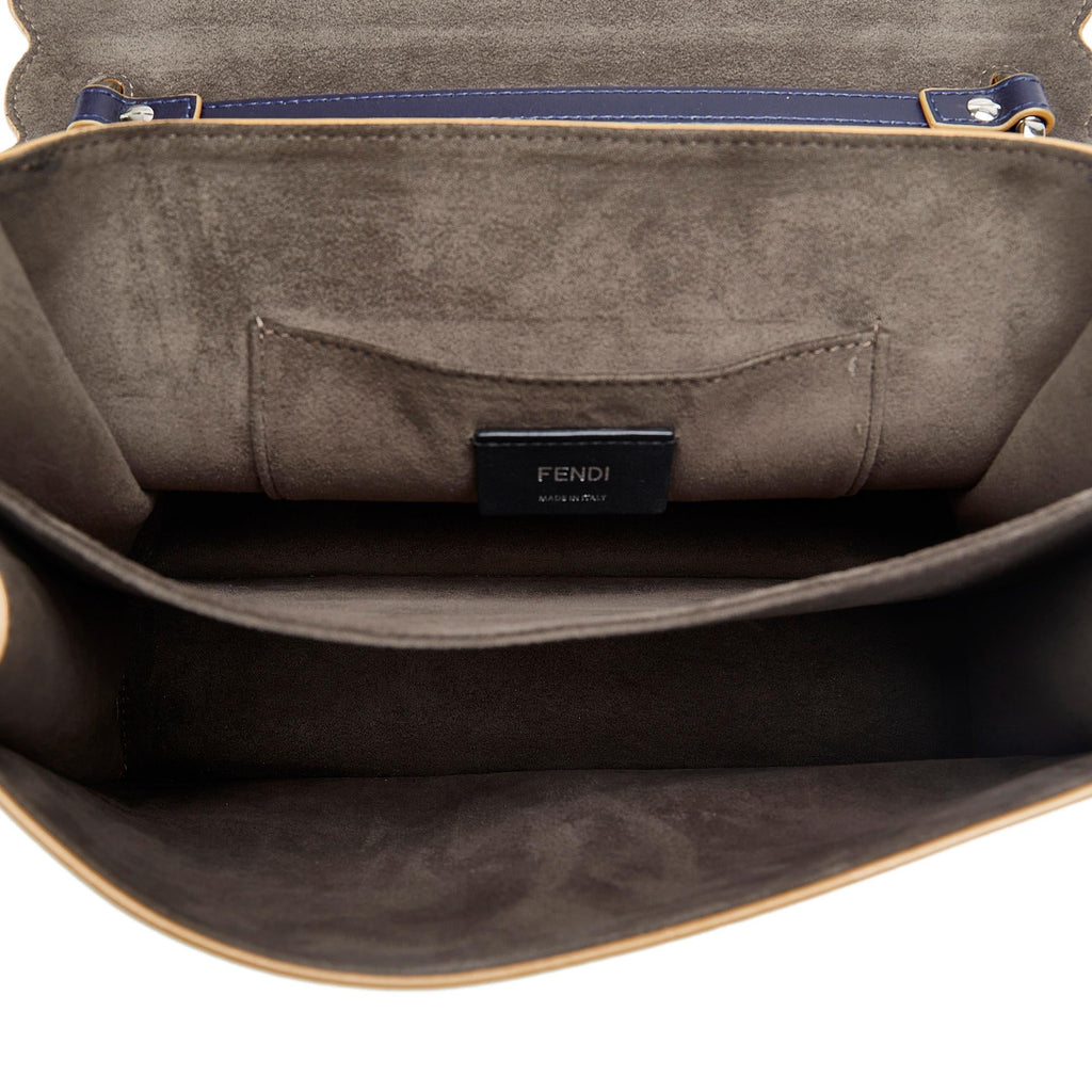 Fendi Scalloped Kan I Satchel (SHG-TUYgg3)