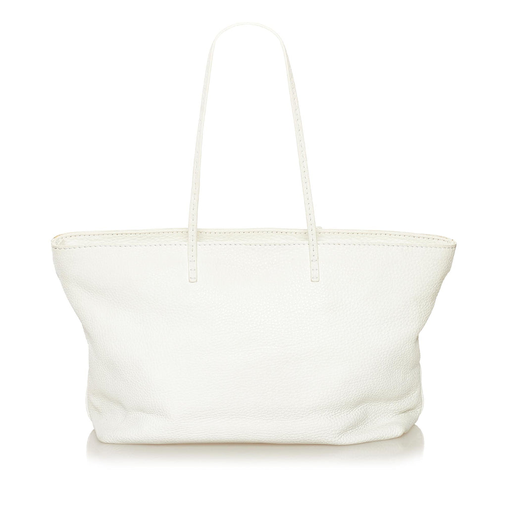 Fendi Selleria Embossed Leather Tote Bag (SHG-34464)