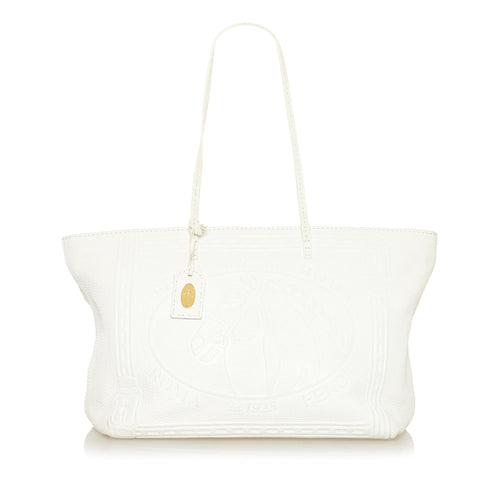 Fendi Selleria Embossed Leather Tote Bag (SHG-34464)