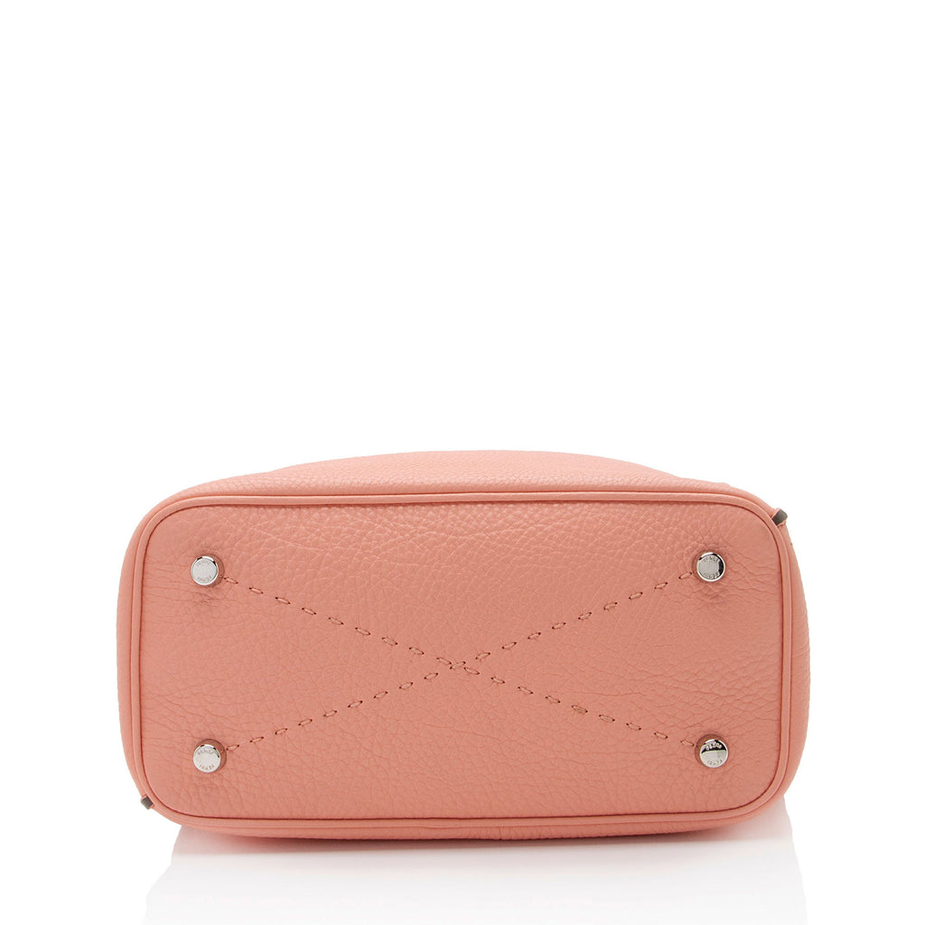 Fendi Selleria Leather Anna Small Bucket Bag (SHF-YoPItu)