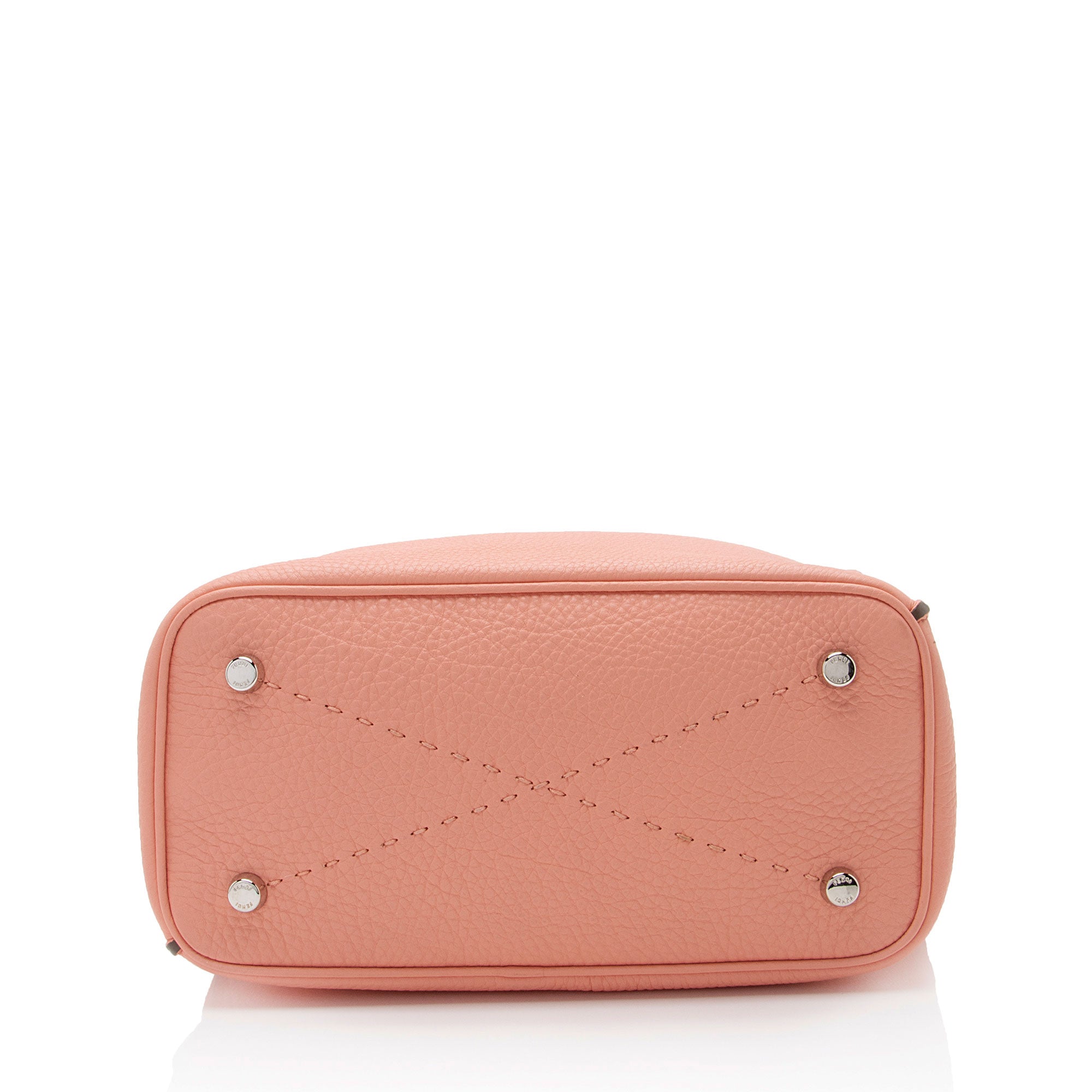 Fendi Selleria Leather Anna Small Bucket Bag (SHF-YoPItu)