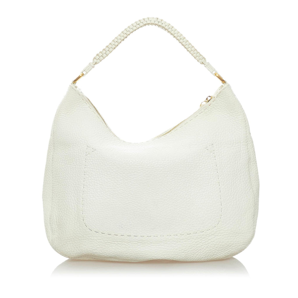 Fendi Selleria Leather Hobo Bag (SHG-33574)