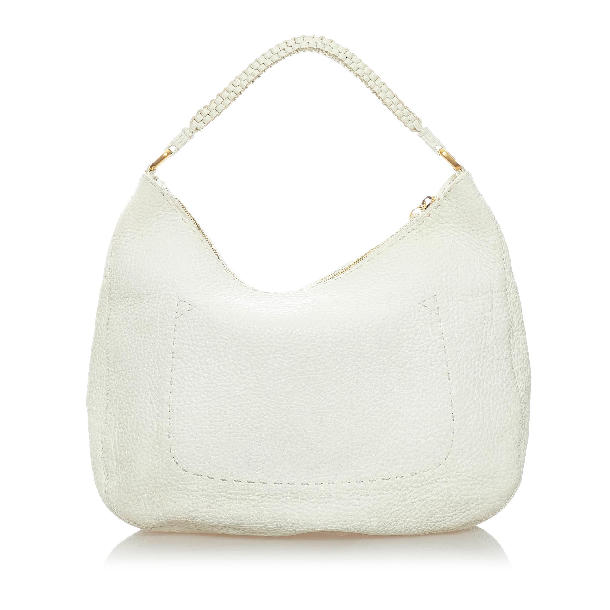 Fendi Selleria Leather Hobo Bag (SHG-33574)